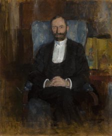 Portrait of Feliks Jasienski, 1907. Creator: Olga Boznanska.
