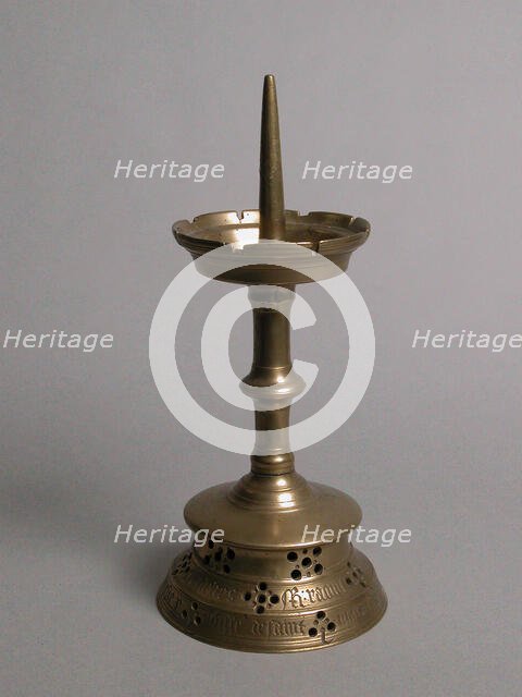 Pricket Candlestick, French, ca. 1445. Creator: Unknown.