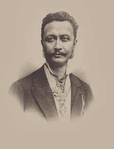 Portrait of pianist and composer Géza Zichy (1849-1924), c. 1900. Creator: Anonymous.