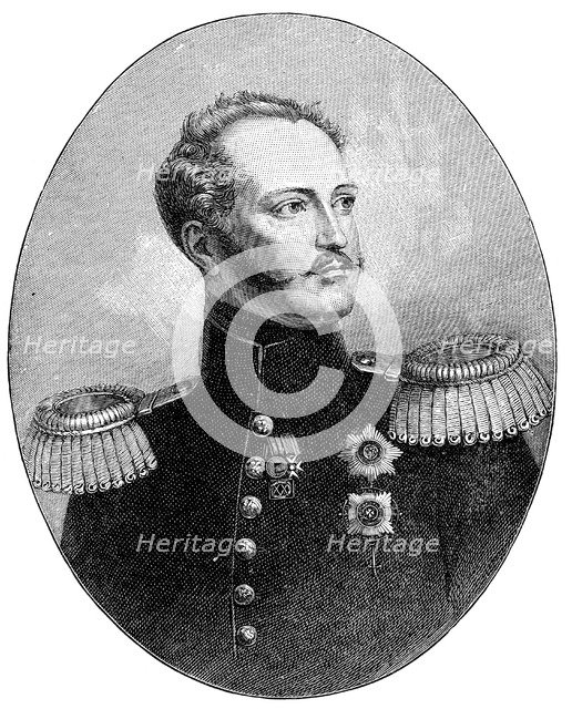Nicholas I (1796-1855), Tsar of Russia in military uniform. Artist: Unknown