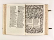 The Kelmscott Chaucer - The Works of Geoffrey Chaucer Now Newly Imprinted, 1896. Creator: Sir Edward Coley Burne-Jones.