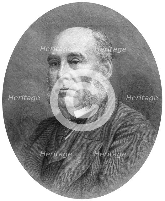 WH Smith, MP, First Lord of the Treasury, 1887. Artist: R Taylor