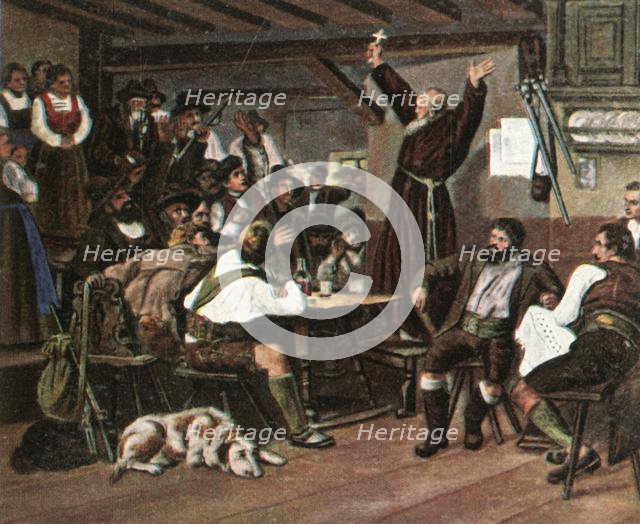 The Capuchin friar Joachim Haspinger, (1936). Creator: Unknown.