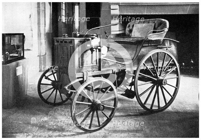 Panhard and Levassor's petrol driven motor car, 1892 (1956). Artist: Unknown