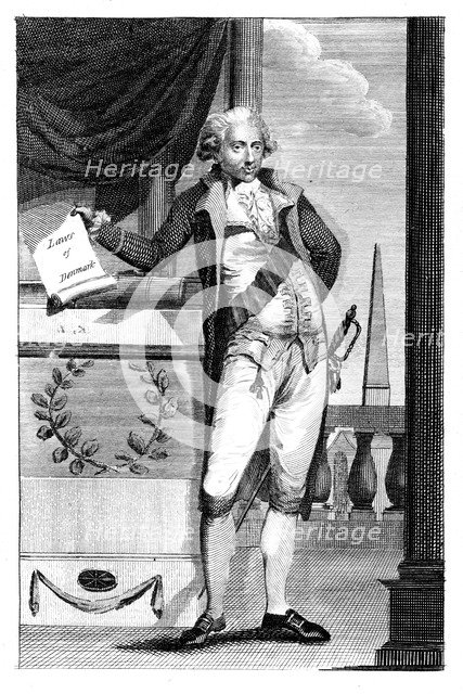 King Frederick IV of Denmark and Norway (1671-1730), 18th centuryArtist: Pratlent