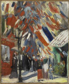 La Fête du 14 juillet à Paris (14 July in Paris), 1886. Creator: Gogh, Vincent, van (1853-1890).