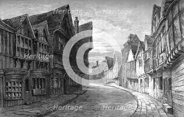 Friars' Street, Worcester, 1893. Artist: Unknown