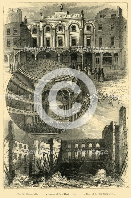 'The Surrey Theatre', (c1878). Creator: Unknown.