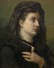 La femme au missel (Zélie Courbet), c1840-1849. Creator: Courbet; Gustave (1819-1877).