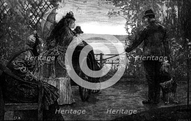 "An Invalid", by E. F. Brewtnall, from a water-colour in the late Royal Academy exhibition, 1873. Creator: Unknown.