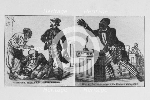 Scenes in the First Reconstructed Legislature, 1905. Creator: Unknown.