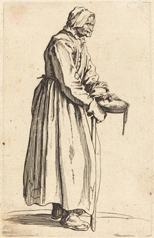 Beggar Woman with Pan, c. 1622. Creator: Jacques Callot.