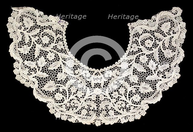 Collar, possibly Italian, ca. 1890. Creator: Unknown.