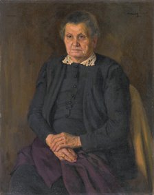 Portrait of a mother, 1949. Creator: Andrej Kovacik.