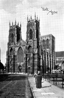 The Cathedrals of England: York Minster, 1895. Creator: Francis Frith & Co.