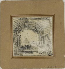 Sketch of an Arch, n.d. Creator: Richard Wilson.