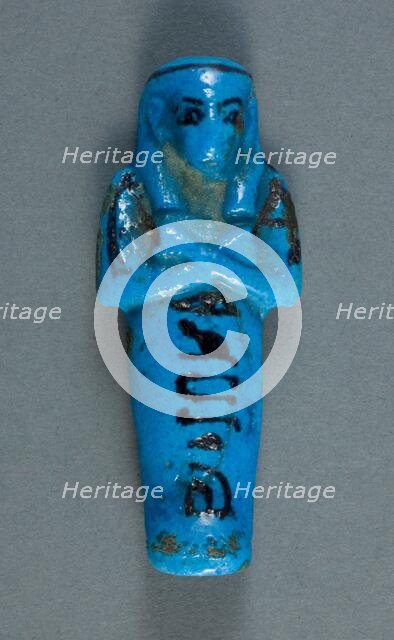 Shabti of Tchenetipet, Egypt, Third Intermediate Period, Dynasty 21 (1069 BCE-945 BCE). Creator: Unknown.