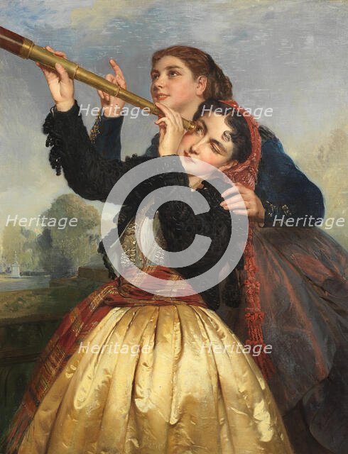 The Five Senses: Sight, c1865. Creator: Schlesinger, Henry Guillaume (1814-1893).