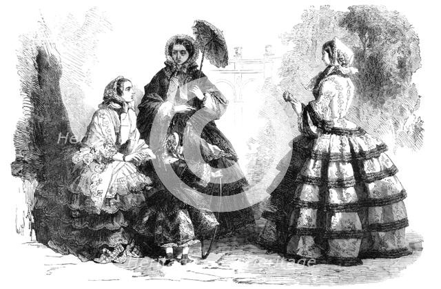 Paris Fashions for May, 1856.  Creator: Unknown.