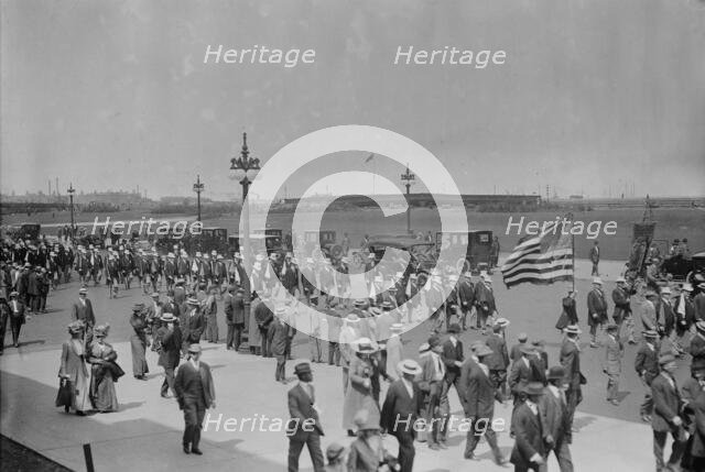 Blaine walking club, between c1910 and c1915. Creator: Bain News Service.