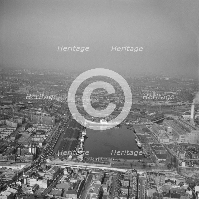 East India Dock, Blackwall, Tower Hamlets, London, 1962. Artist: Aerofilms.