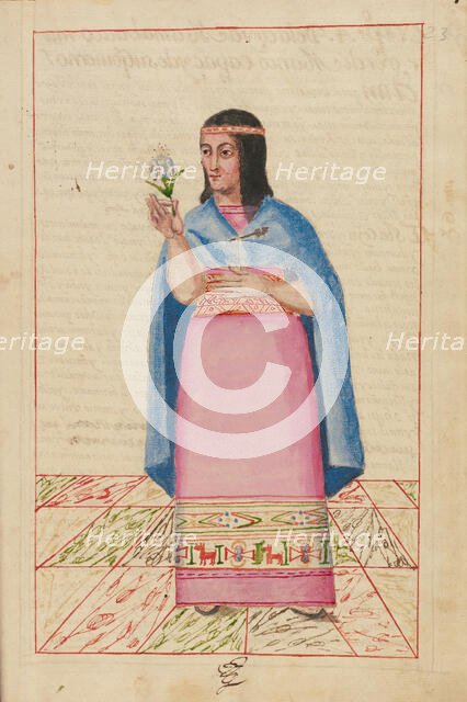 Mama Huaco, completed in 1616. Creator: Unknown.