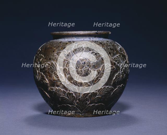 Jar with Floral Decoration, c. 700-750. Creator: Unknown.
