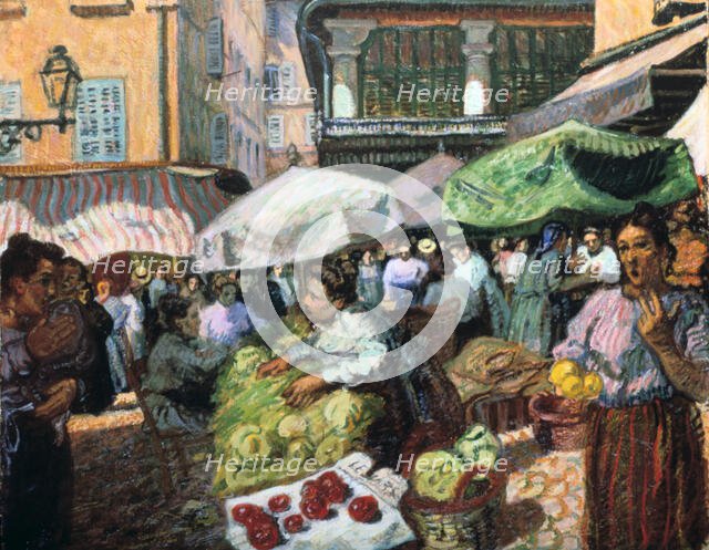 'The Market at Marseilles', 1905. Artist: Raoul Dufy
