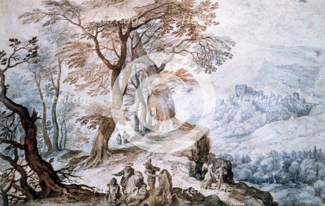 'Passage through Landscape', c1588-1625. Artist: Jan Brueghel the Elder