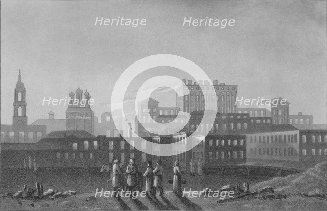 'Palaces of Pashov Menzikov, Apraxin &c. Belgorod, Moscow', 1817. Artist: I Clark.