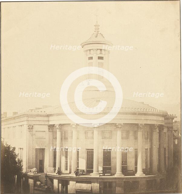 Merchants' Exchange, Philadelphia, August 16, 1849. Creator: W. & F. Langenheim.