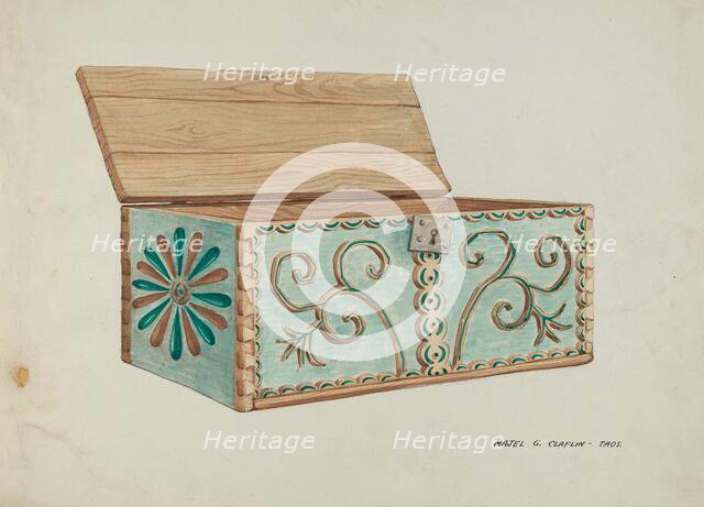 Large Chest, c. 1937. Creator: Majel G. Claflin.