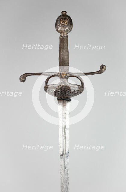 Sword (Pappenheimer Rapier), Netherlands, c. 1630. Creator: Unknown.