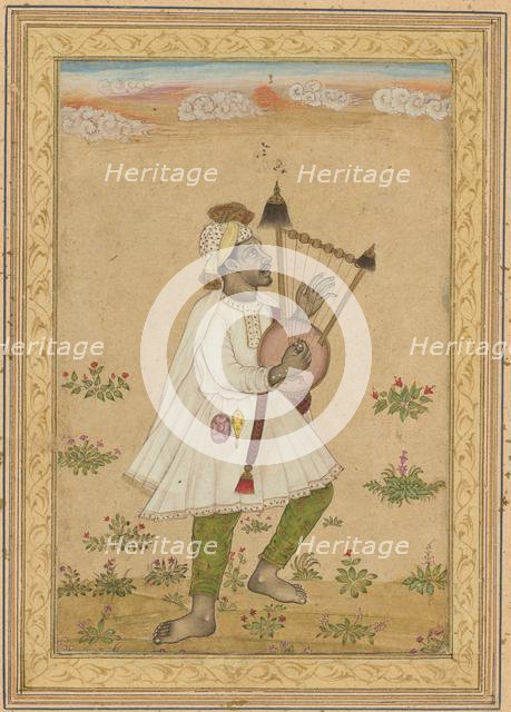 An African Lyre Player, c. 1640-1660. Creator: Unknown.