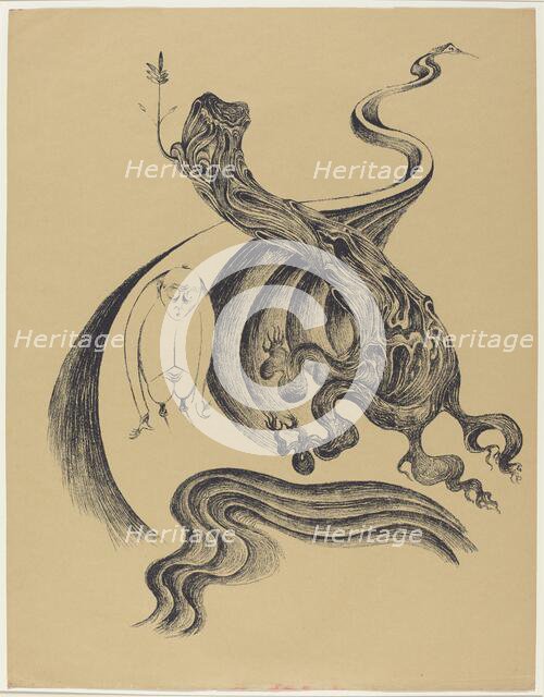 Am Wegende (End of the Road), 1920. Creator: Heinrich Hoerle.