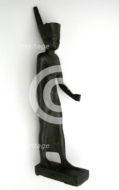 Statuette of the Goddess Neith, Egypt, Late Period, Dynasty 26 (664-525 BCE). Creator: Unknown.