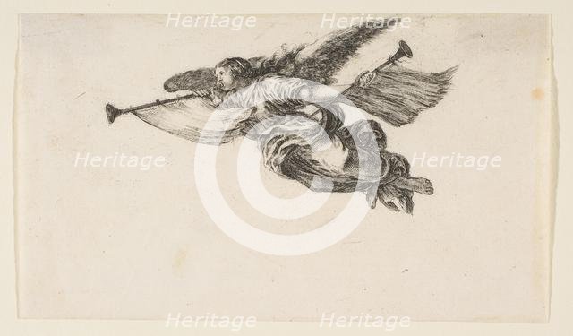 Fame, 1649-50. Creator: Stefano della Bella.