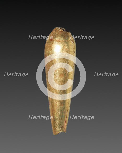 Teardrop-Shaped Bead, 1980-1801 BC. Creator: Unknown.