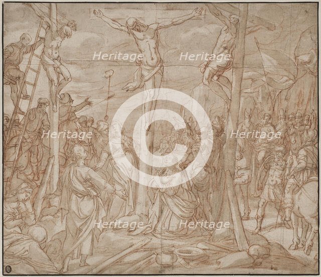 The crucifixion, 1598. Creator: Jan Luyken.