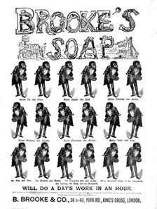 '' Brook's Soap', 1890. Creator: Unknown.
