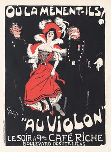 Où la mènent-ils? Au Violon, 1897. Creator: Grün, Jules-Alexandre (1868-1938).
