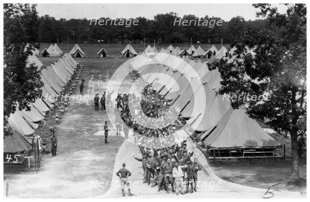 Military camp, Fort Sheridan, Illinois, USA, 1930. Artist: Unknown
