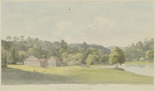 The Swiss Houses in Wilhelmsthal Palace Park near Eisenach, c1800-1806. Creator: Georg Melchior Kraus.