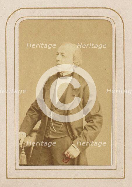 Portrait of the organist and composer François Benoist (1794-1878). Creator: Franck (François Gobinet de Villechole) (1816-1906).