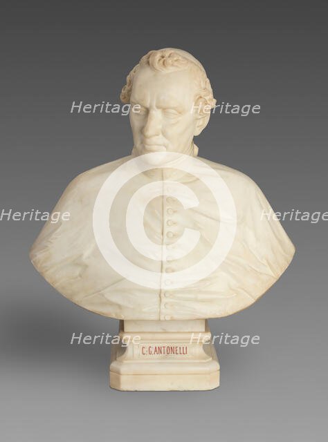 Bust of Cardinal Giacomo Antonelli, 1859. Creator: Auguste Clésinger.