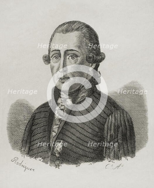 Domingo de Iriarte (1747-1795), Spanish diplomat, 1851. Creator: Unknown.