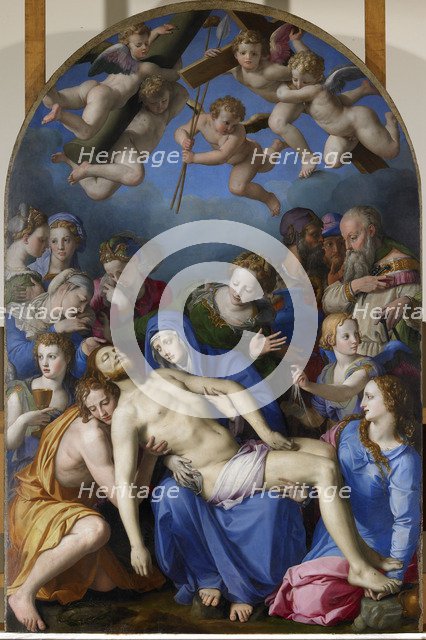 The Descent from the Cross. Artist: Bronzino, Agnolo (1503-1572)