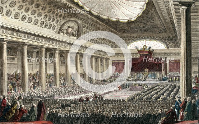 The Tennis Court Oath (Le Serment du Jeu de paume), c. 1790.