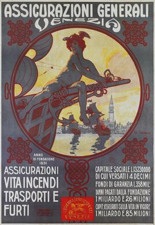 Assicurazioni Generali S.p.A., 1910. Creator: Sormani, Gian Luciano (1867-1938).