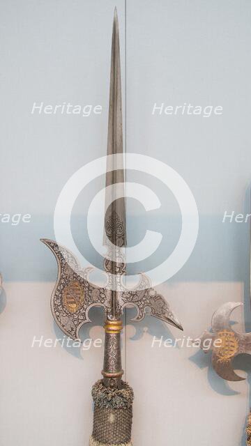 Halberd of Christian I (reigned 1586-91) or Christian II of Saxony, German, c1590-1610. Creator: Unknown.